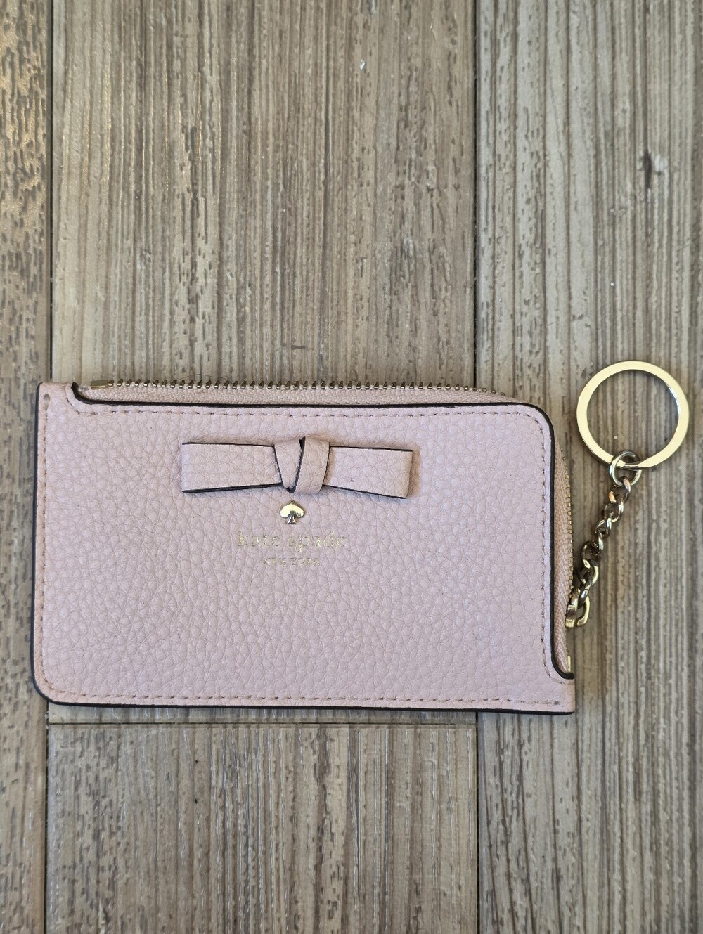 kate spade Pink Bow Cardholder Keychain Wallet